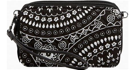 anne crossody wristlet with rfid protection black|vera bradley rfid bags.